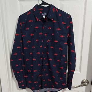 Children's Place Boys Christmas Dress Shirt